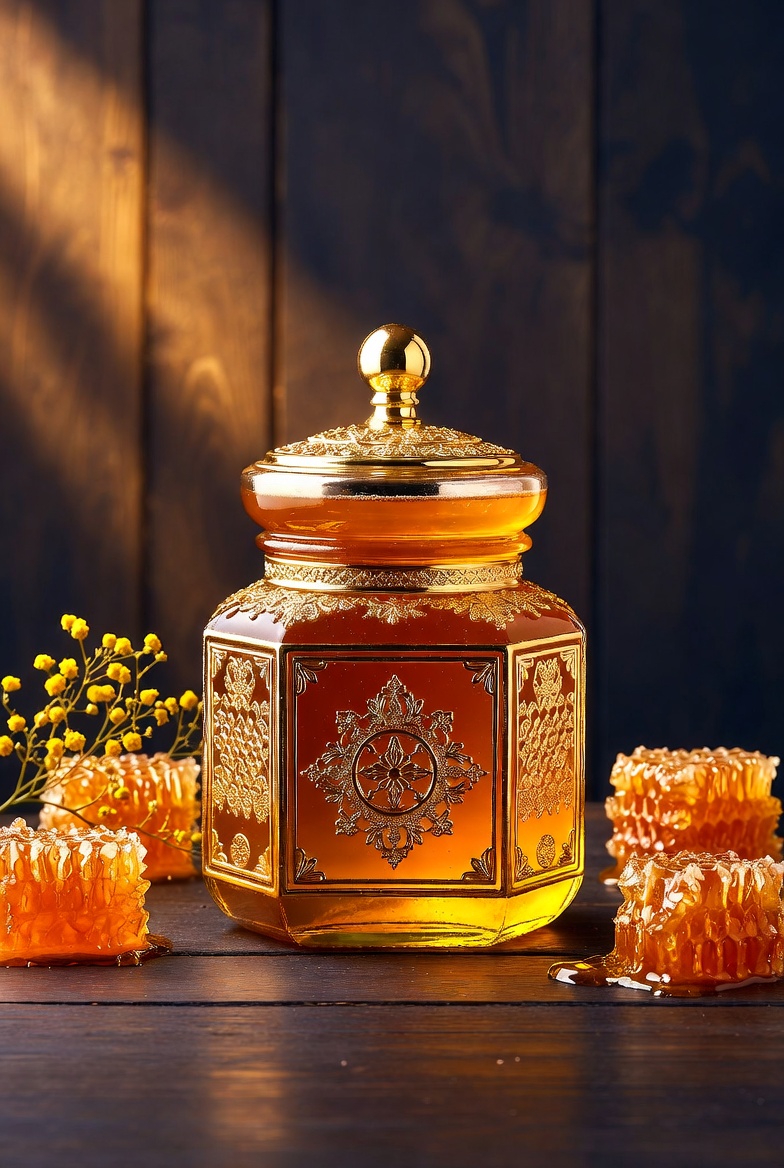 Liquid Gold — Macro AI photography by Ashbourne Privè