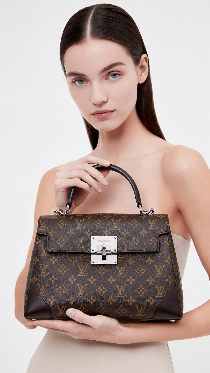 Obsidian Handbag — Minimalist AI photography by Ashbourne Privè